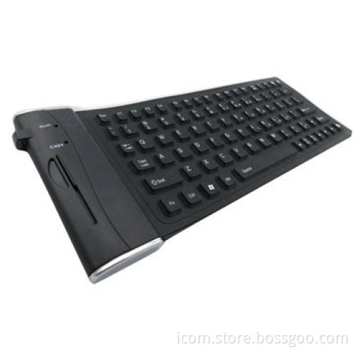Flexible Silica Gel Keyboard with Waterproof Feature and 84 Keys